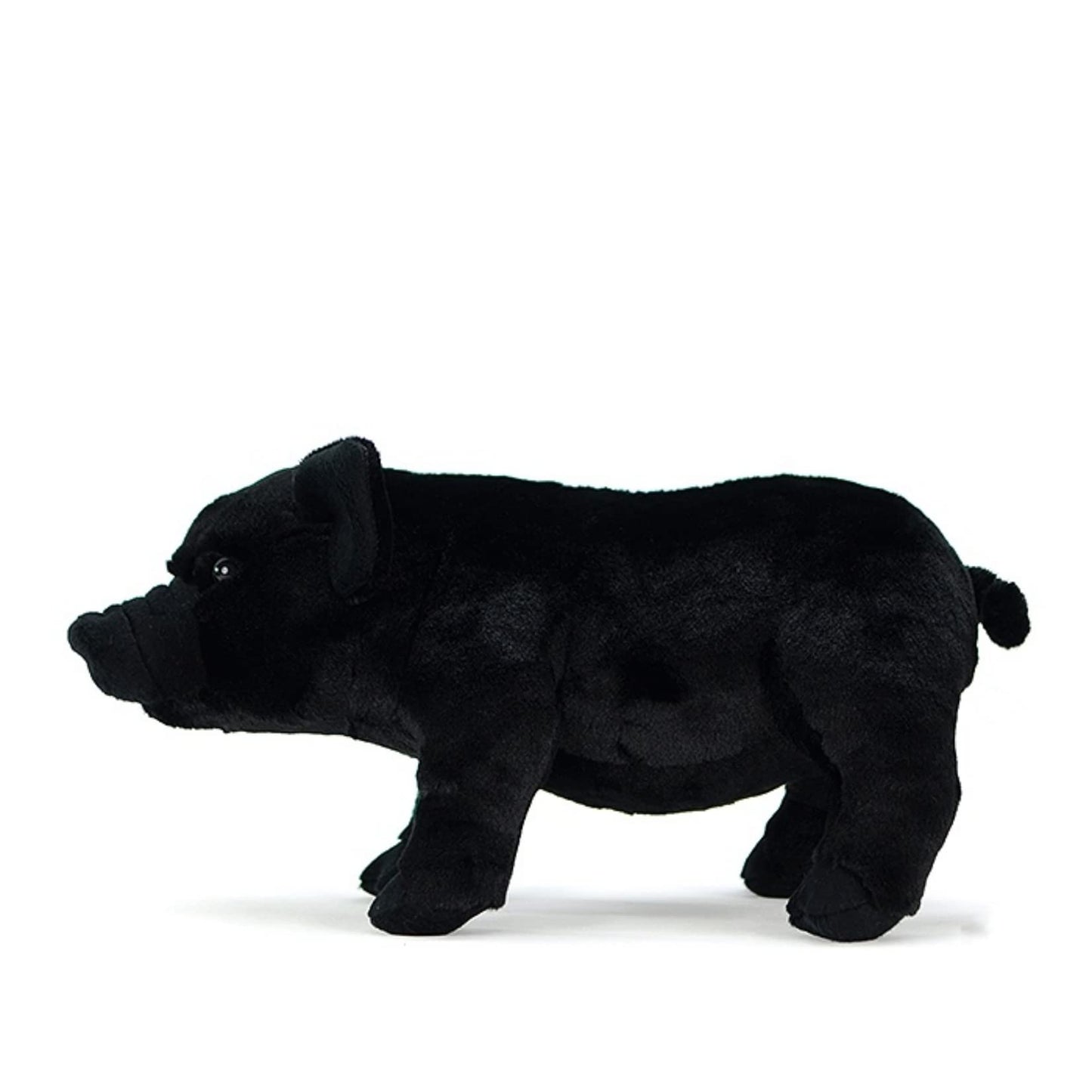 Lifelike Pig Stuffed Animal-Black 13.78",Stuffed Pig Toys for Kids,Girl Toys,Gifts for Kids,Home Decor,Hugging Toy