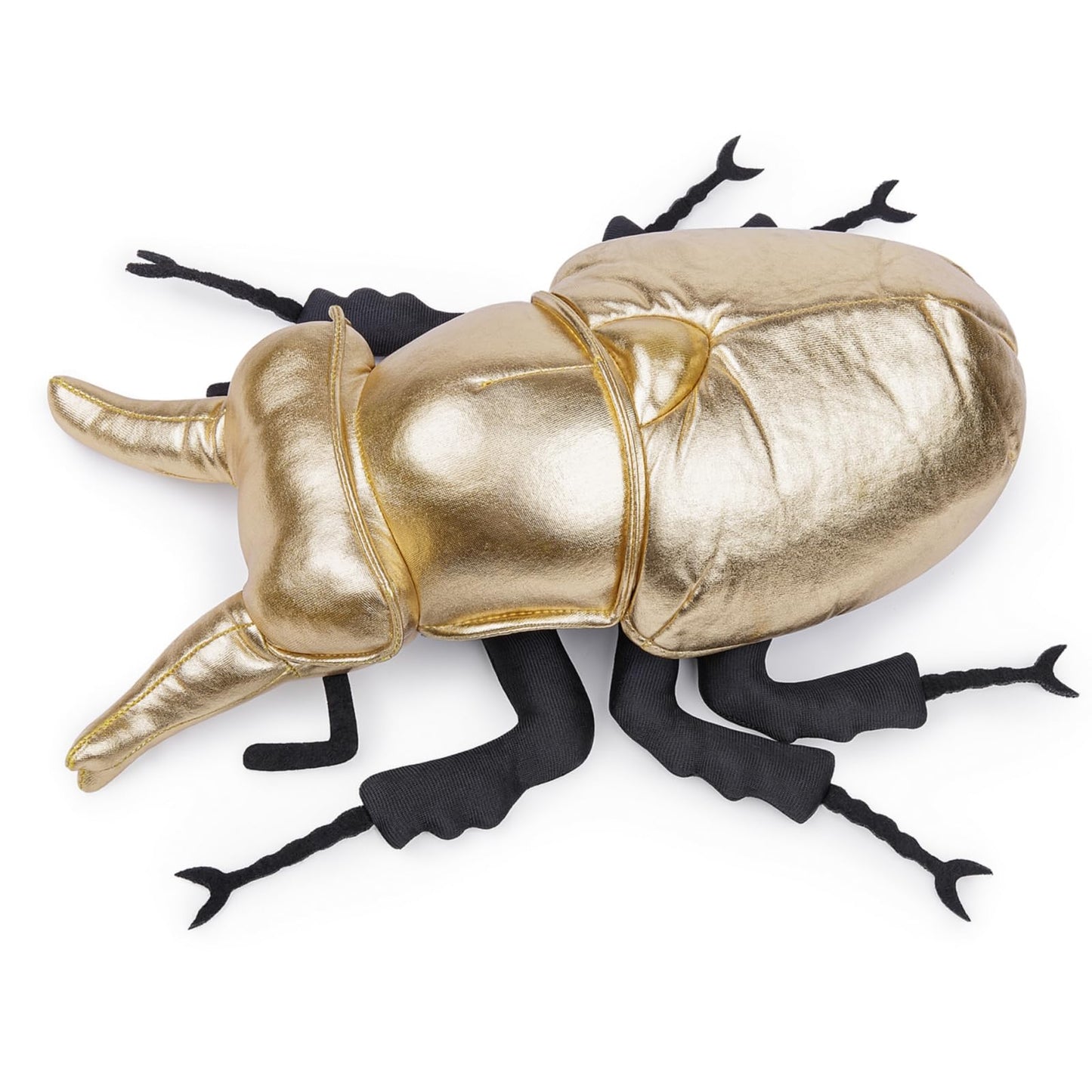 Golden Beetle Model Toy,Fake Beetle Plush Stuffed Animal Toy-Yellow 13",Soft Toy for Kids,Home Decor,Hugging Toy