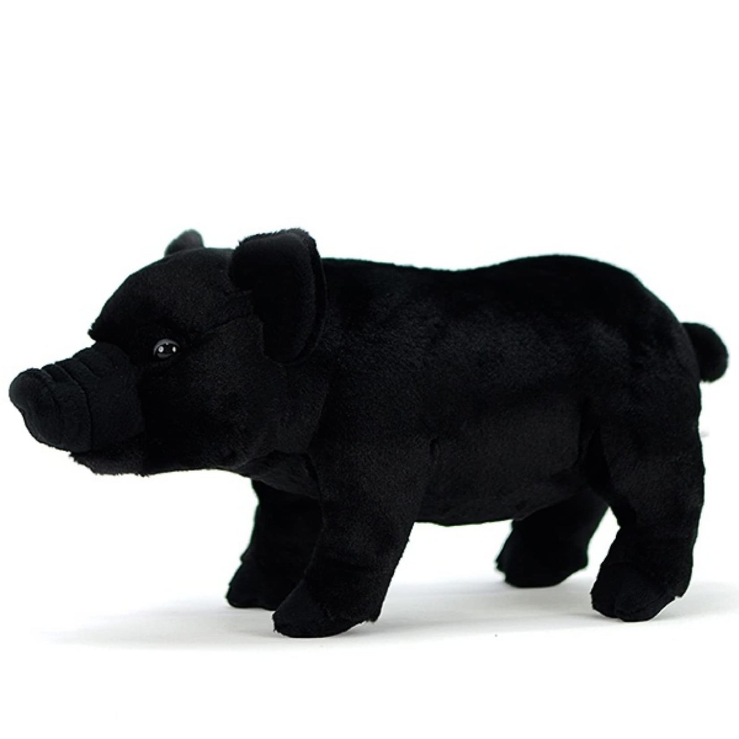 Lifelike Pig Stuffed Animal-Black 13.78",Stuffed Pig Toys for Kids,Girl Toys,Gifts for Kids,Home Decor,Hugging Toy