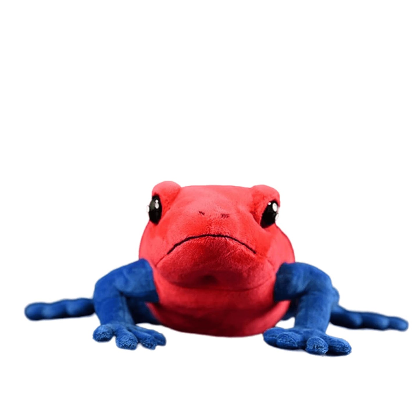 Simulation Strawberry Poison Dart Frog Stuffed Animal,Frog and Toad Plush,Rainforest Animals Figures,Soft Kawaii Frog Gifts for Kids, Girls Toy,Baby Gifts,Home Decor-Red 8.7 inches Long