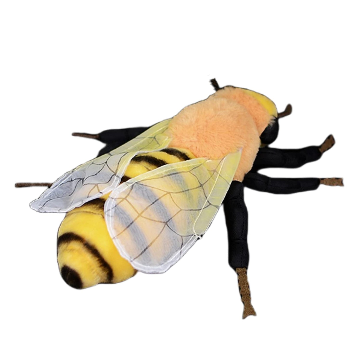Realistic Bee Stuffed Animal-10.24",Honey Bee Plush Toy,Soft Toy for Kids,Home Decor,Hugging Toy