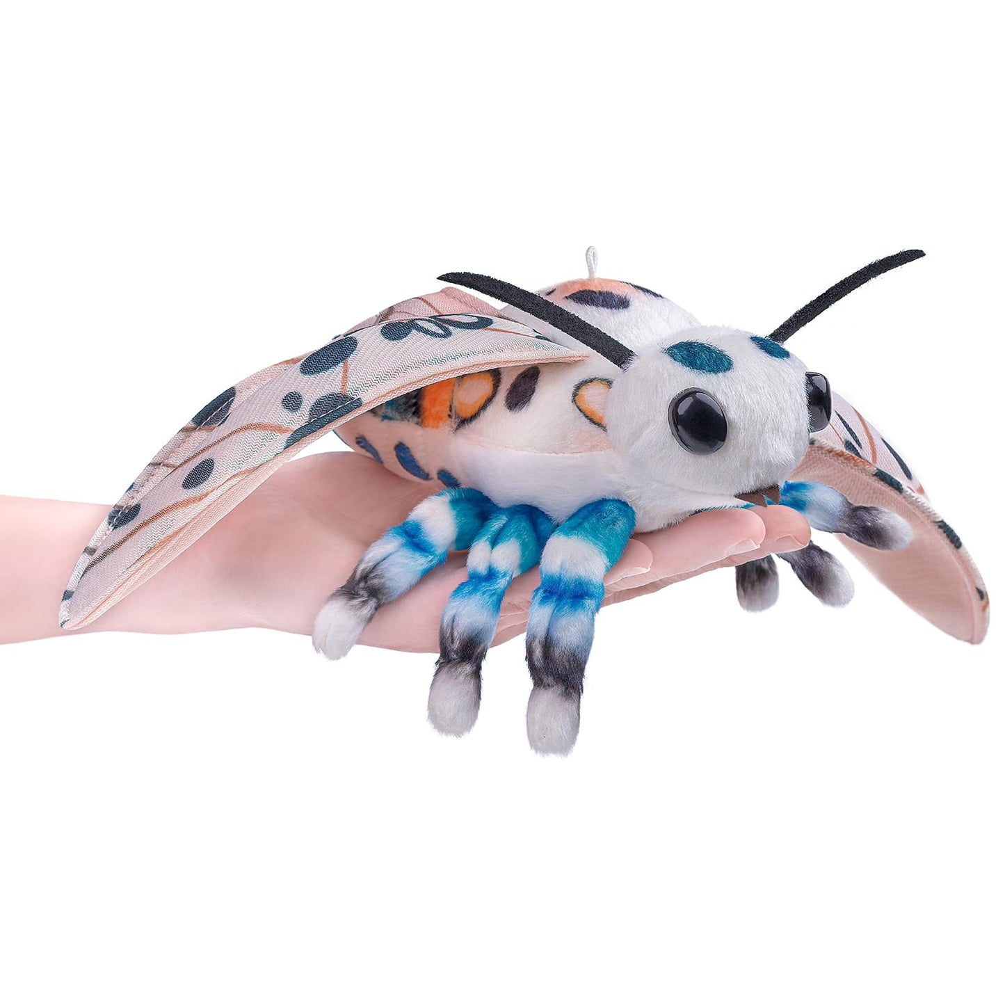 Simulation Leopard Moth Stuffed Animal - White 25 Inch,Soft Leopard Moth Plush Toy,Moth Toy for Kids, Home Decor, Cuddle Toy