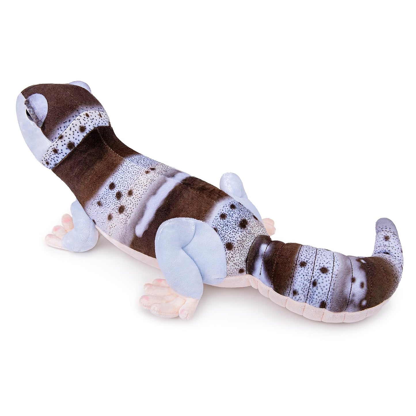 Simulation Fat-Tailed Gecko Stuffed Animal-Taupe 15",Leopard Gecko Stuffed Animal for Boys, Spotted Gecko Toy,Gifts for Kids,Home Decor,Hugging Toy