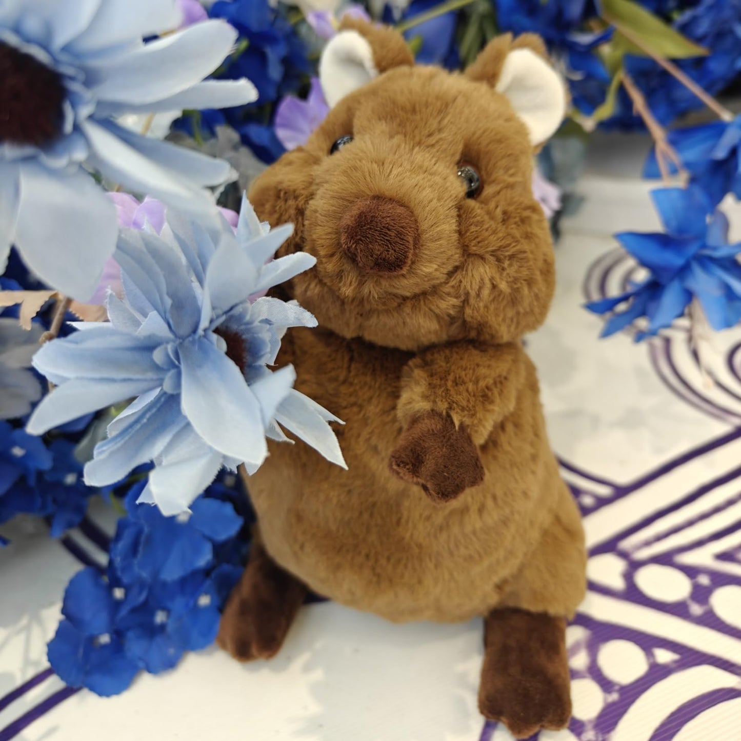 Realistic Quokka Stuffed Animal- Brown11.8,Soft Kawaii Plush Toy for Kids,Girl Toys,Gifts for Kids,Home Decor,Hugging Toy