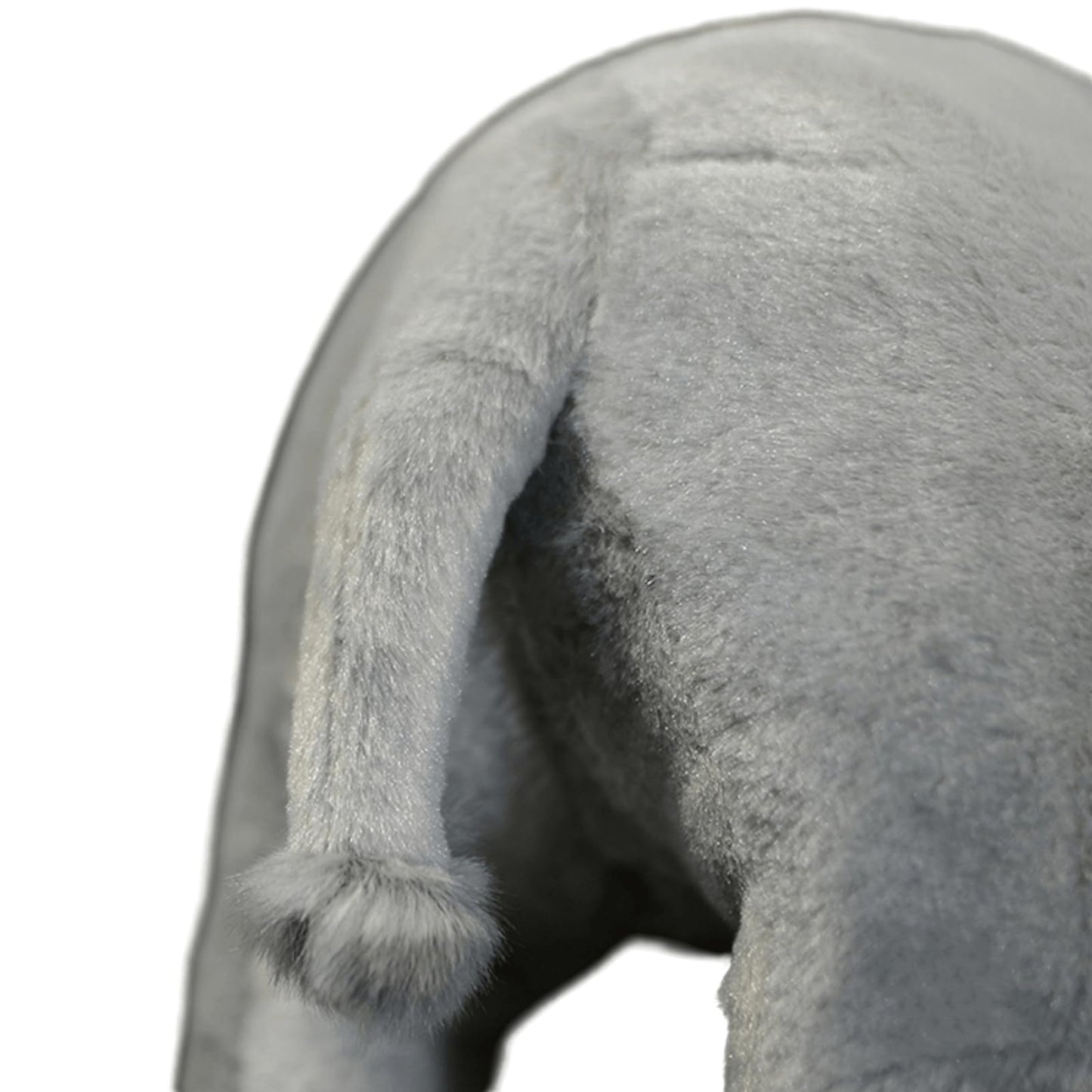 Realistic Rhino Plush Toy 15" Light Gray, Soft Hugging Toy for Kids, Home Decor