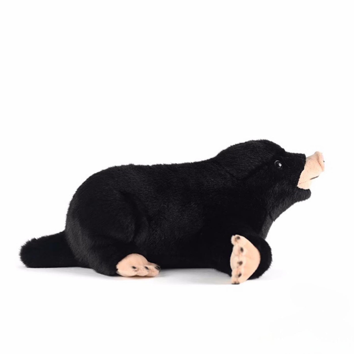 Mole Plush Animal - Black, 11.8" Long, Mole Stuffed Animal Toy for Boys & Girls, Kids Gifts, Home Decor, Cuddle Toy