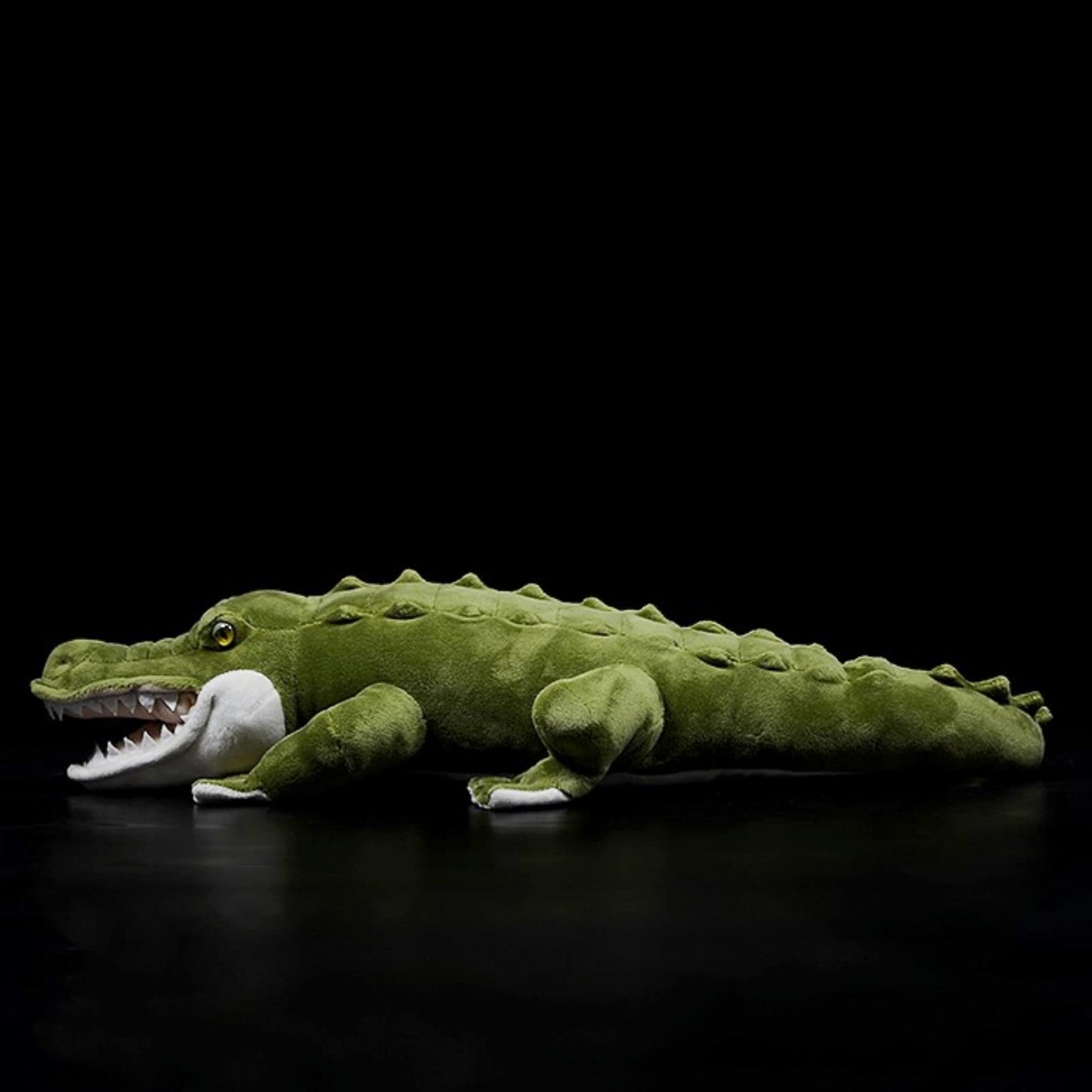 Lifelike Crocodile Stuffed Animal-Green 19.7",Crocodile Toy, Huge Stuffed Animals,Girl Toys,Gifts for Kids,Home Decor,Hugging Toy