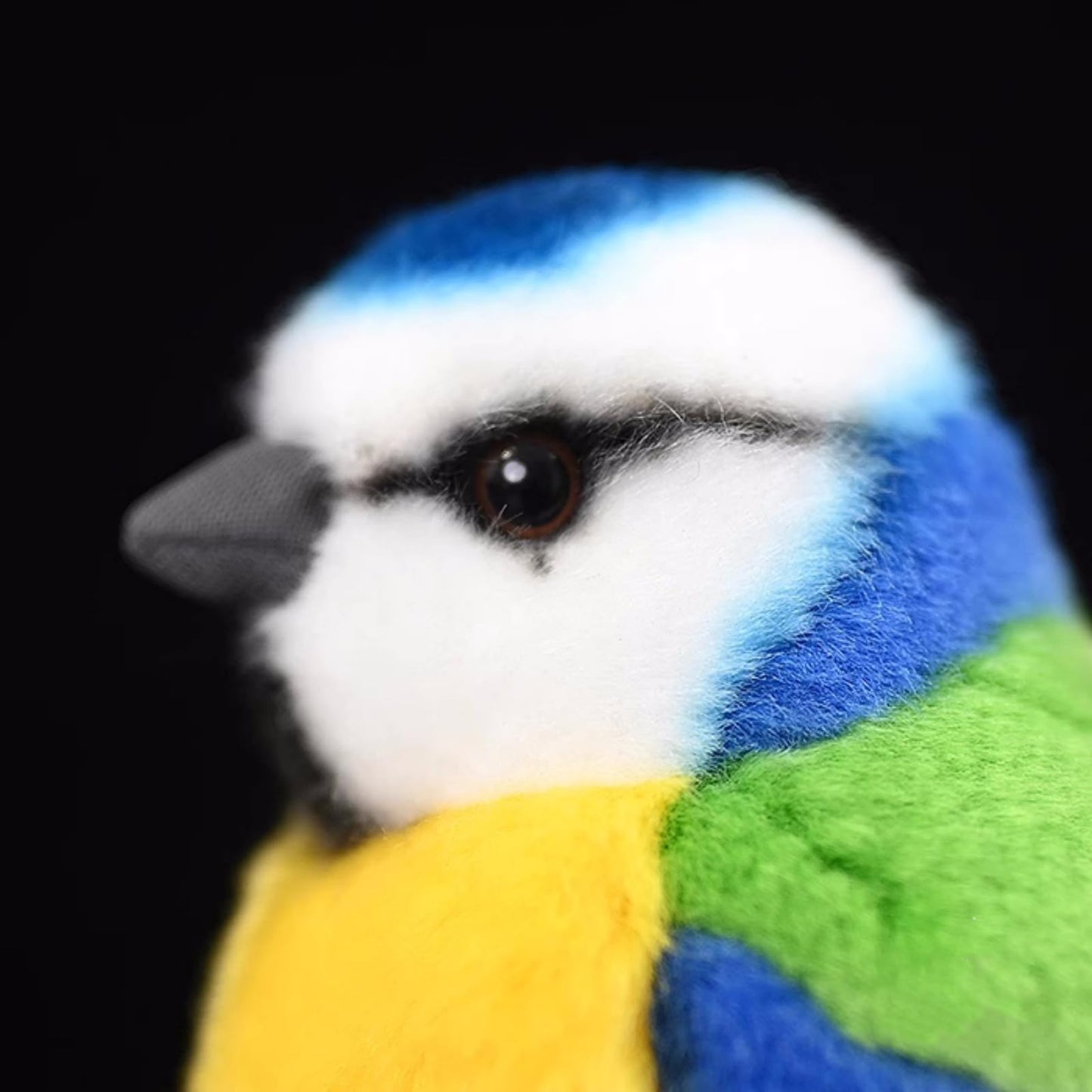 Eurasian Blue Tit Stuffed Animal 5",Bird Plush Toy, Delicate, Christmas Plush, Girl Toys, Children's Gifts