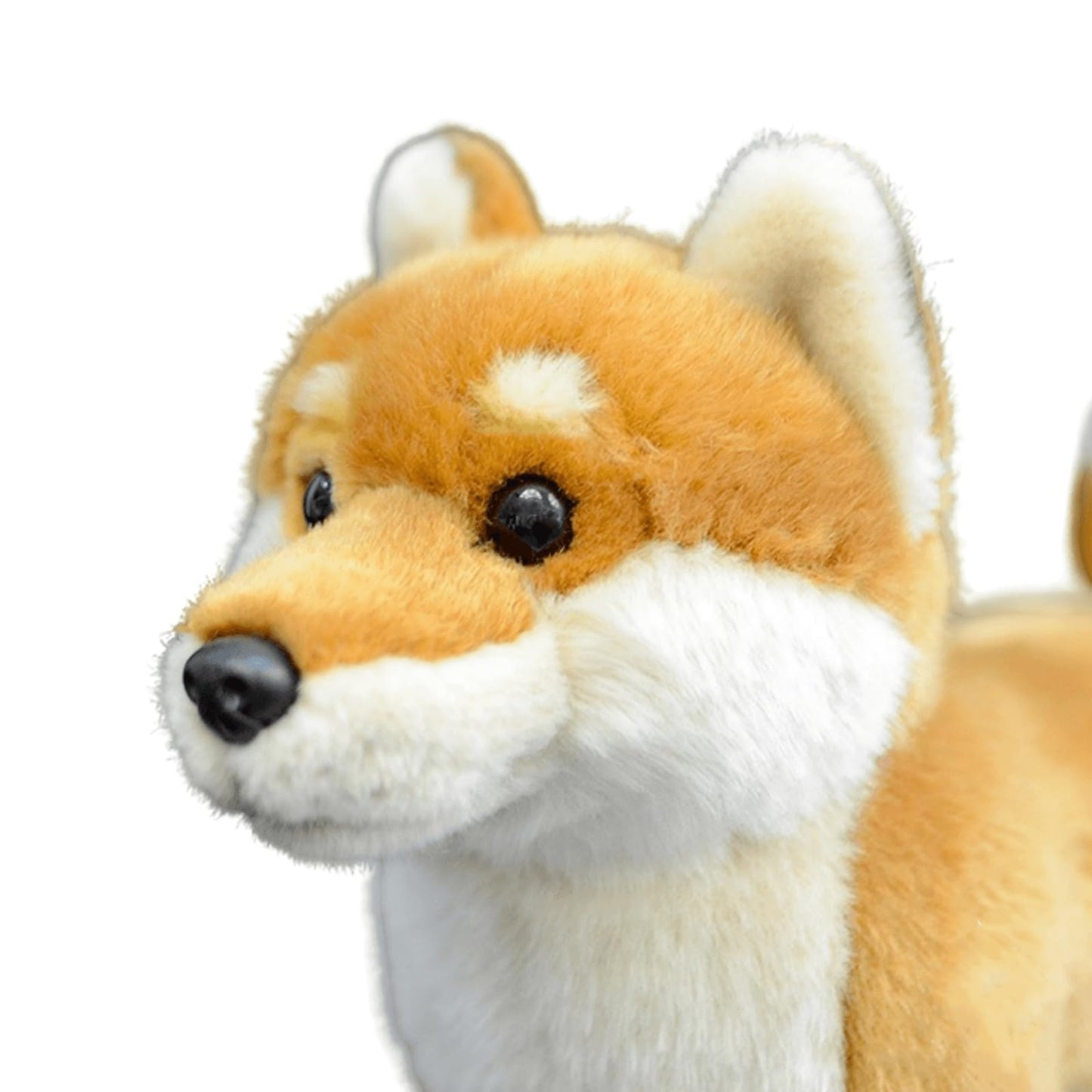 Realistic Shiba Inu Plush-Yellow 11.02",Dog Stuffed Animal,Soft Toy,Girl Toys,Gifts for Kids, Hugging Toy
