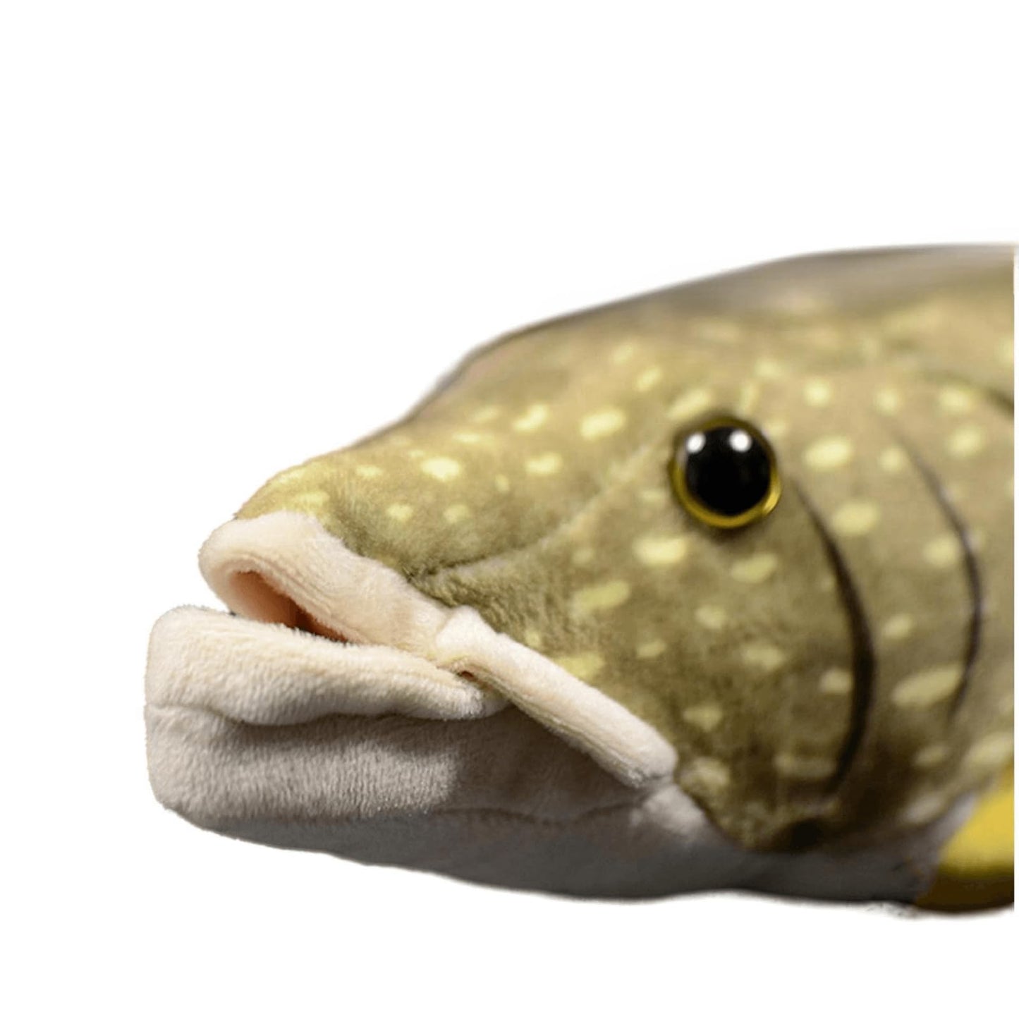 Pike Fish Plush Toy - Simulation 18.5" Lifelike Ocean Stuffed Animals Pike Plushie Toys Figur, Soft Sea Creatures Fish Model Plush Toy for Kids