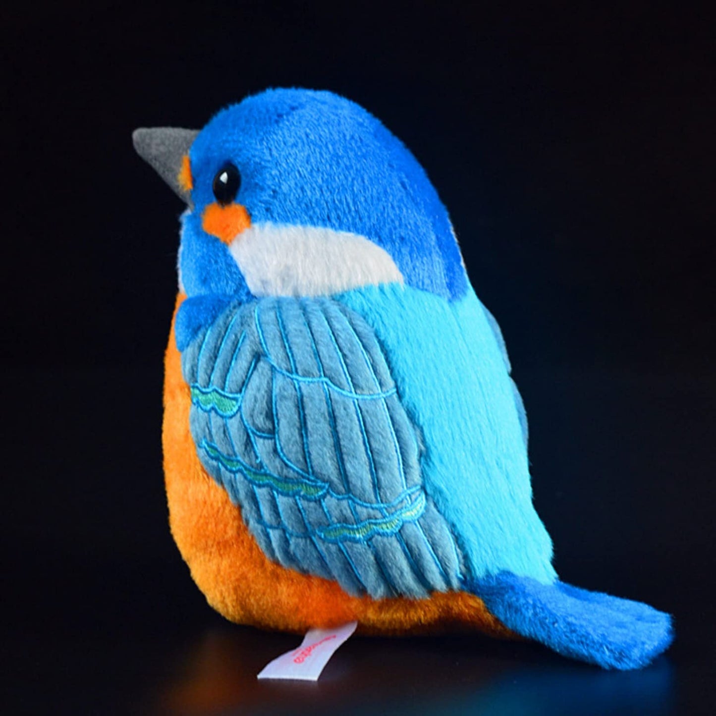 Realistic Kingfisher Stuffed Animal 9.84",Bird Plush Toy, Delicate,Girl Toys