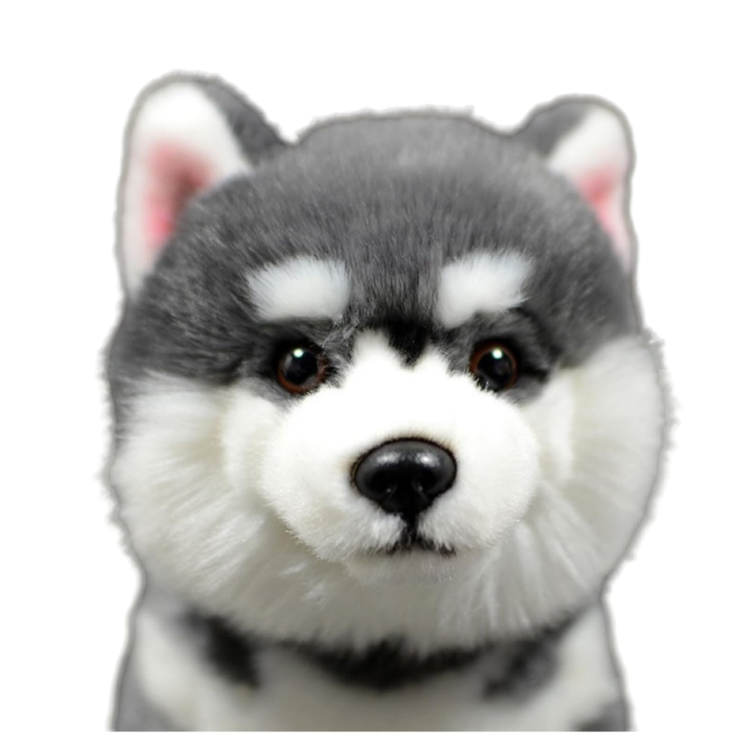 Lifelike Husky Stuffed Animal-Gray 11",Alaskan Malamute Plush Toy,Realistic Dog Stuffed AnimalToy,Girl Toys,Gifts for Kids,Home Decor,Hugging Toy