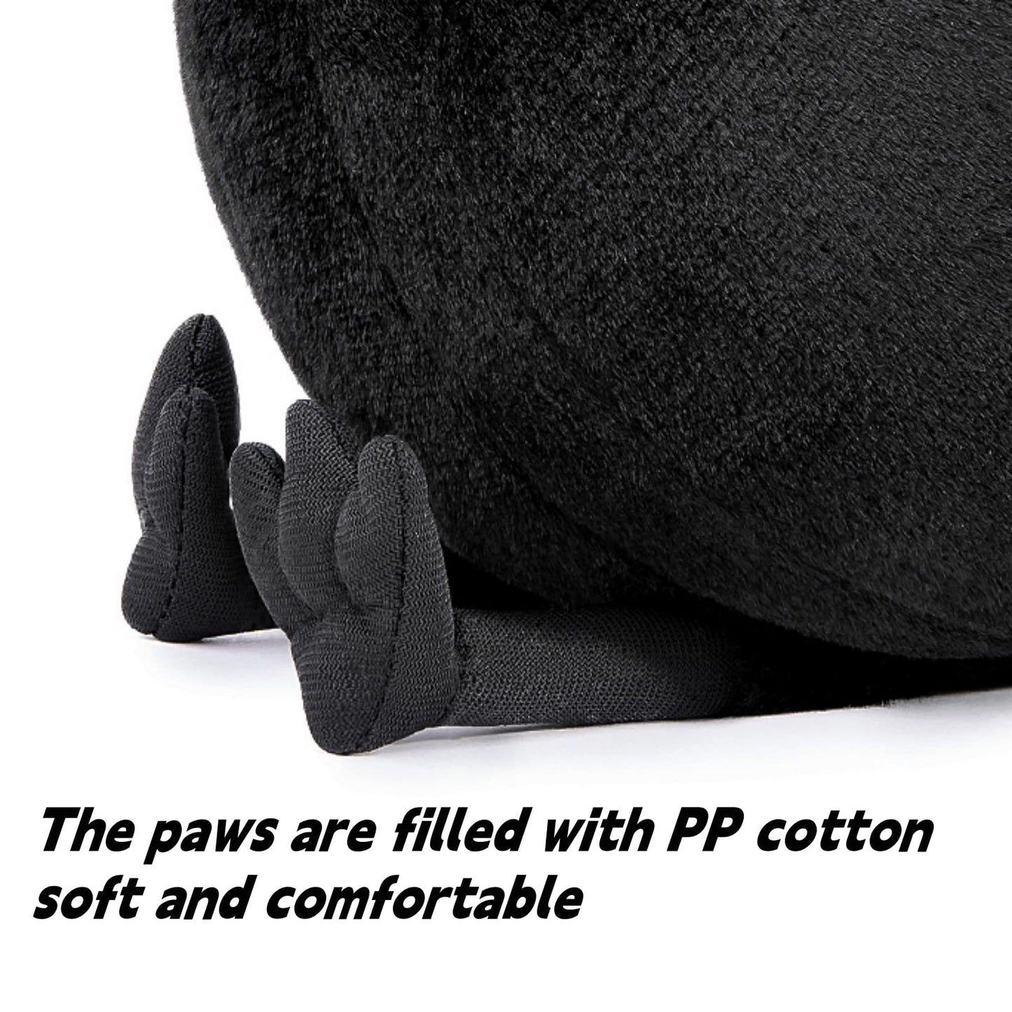 Crow Stuffed Animal-Black 7.9",Lifelike Crow Plush Toy,Bird Toys for Kids,Crow Gifts for Kids