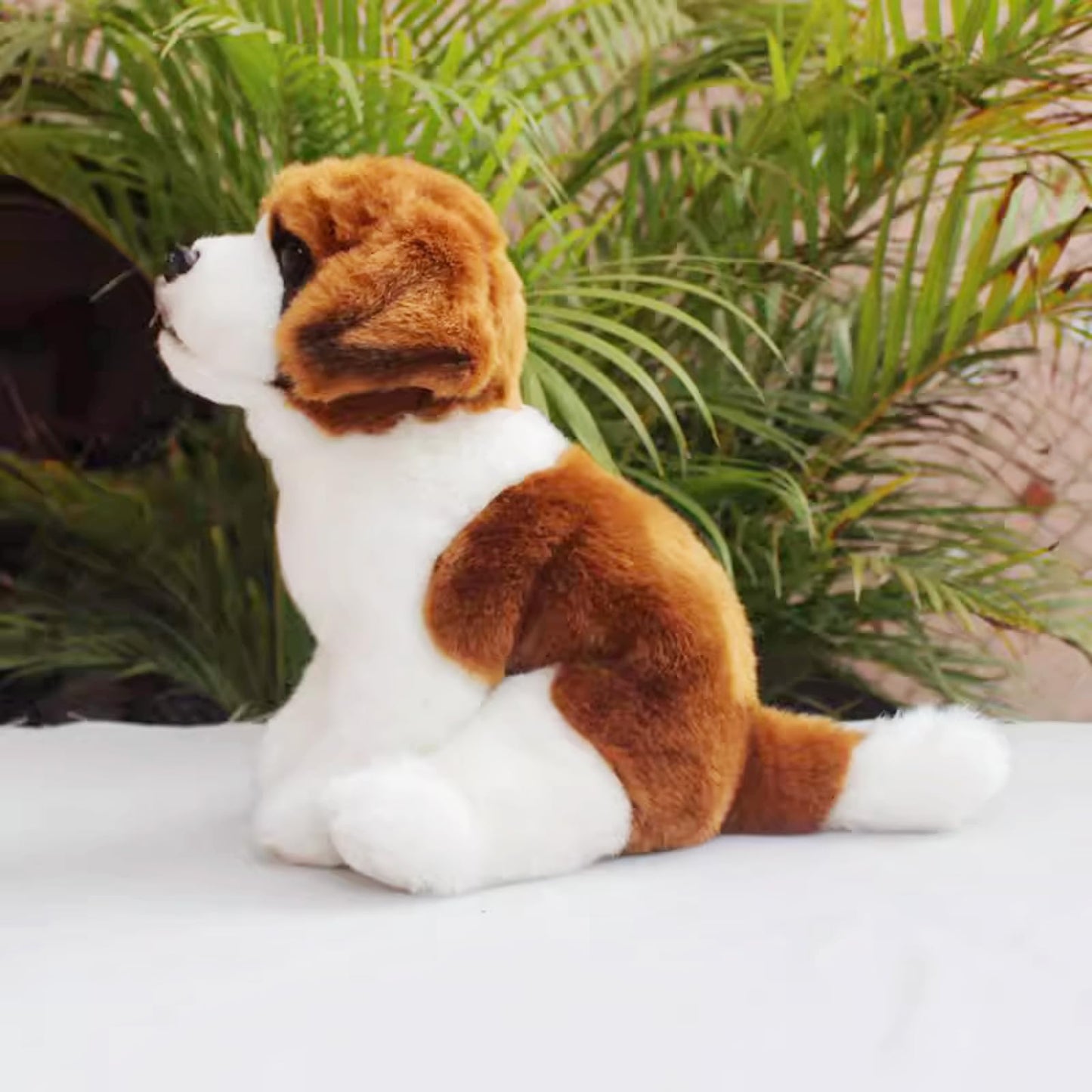 Saint Bernard Dog Stuffed Animal-Sitting Brown,Puppy Plush Toy, Dog Stuffed Animal,Soft Gifts Toy for Kids,Home Decor,Hugging Toy