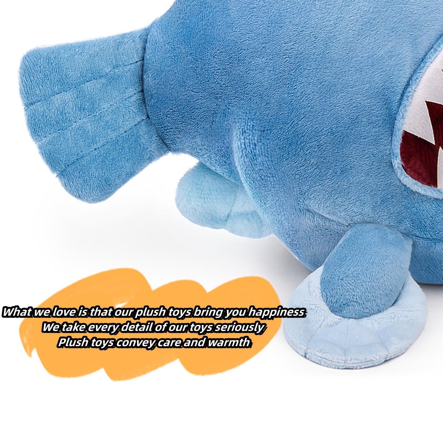 Lifelike Anglerfish Luminous Plush 9.8" Fish Stuffed Animal,Glow in The Dark,Soft Monkfish Plush,Gifts for Kids, Fish Decor