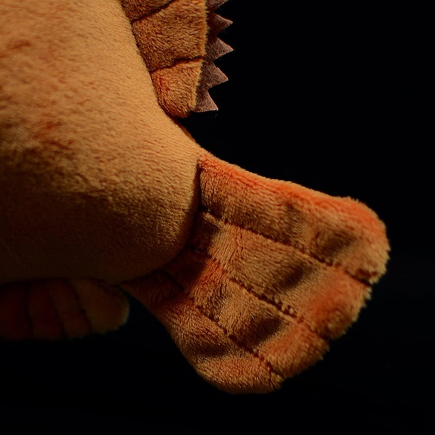 Lifelike Anglerfish Plush-Brown 9.8" Fish Stuffed Animal,Soft Monkfish Plush Toy,Gifts for Kids