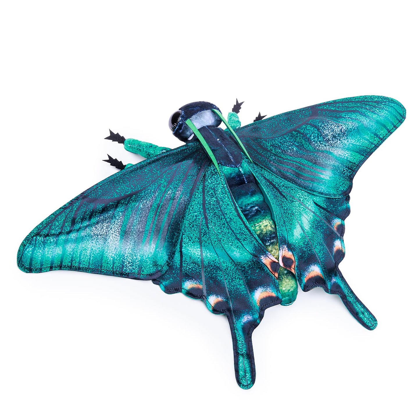 Realistic Swallowtail Butterfly Plush Animal - Green 10 Inch,Butterfly Plush Toy, Beautiful Stuffed Toy, Girls Toy,Moth Toy for Kids, Home Decor, Cuddle Toy