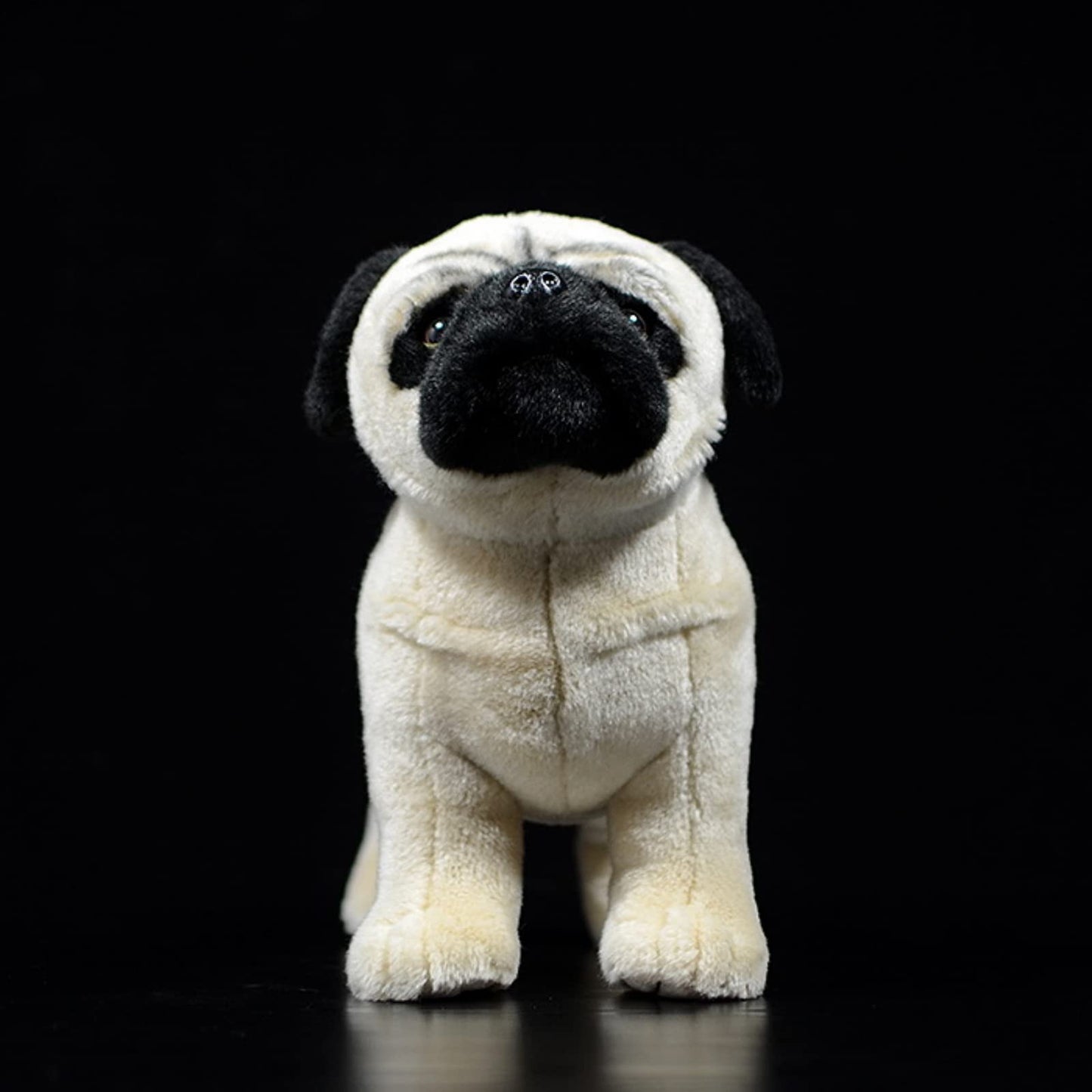 Realistic Pug Stuffed Animal-10.63" Dog Toy,Girl Toys,Gifts for Kids, Hugging Toy