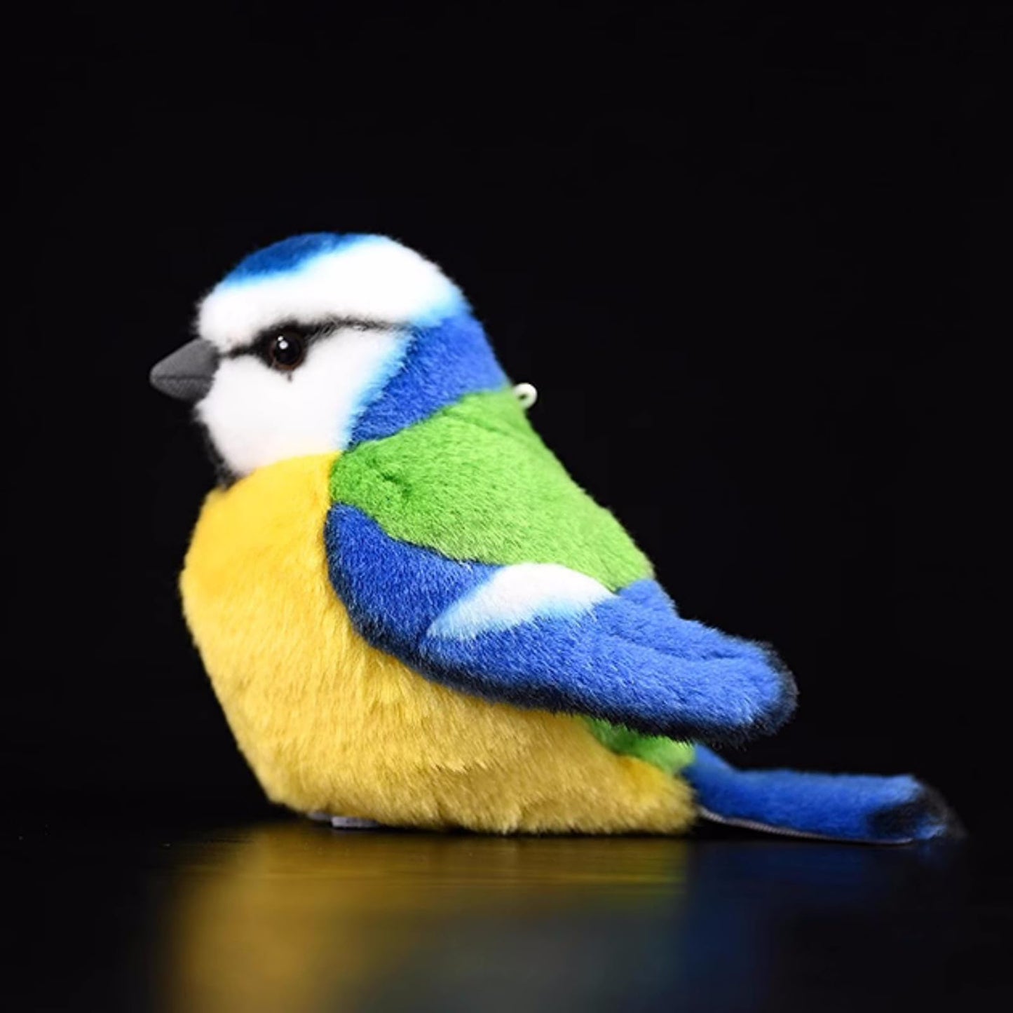 Eurasian Blue Tit Stuffed Animal 5",Bird Plush Toy, Delicate, Christmas Plush, Girl Toys, Children's Gifts