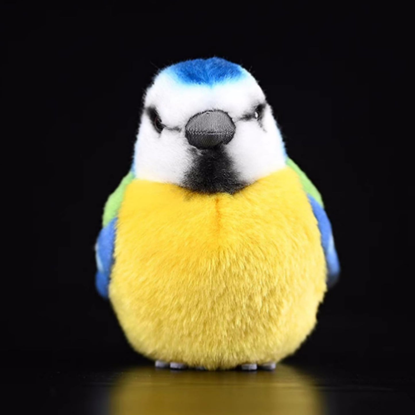 Eurasian Blue Tit Stuffed Animal 5",Bird Plush Toy, Delicate, Christmas Plush, Girl Toys, Children's Gifts