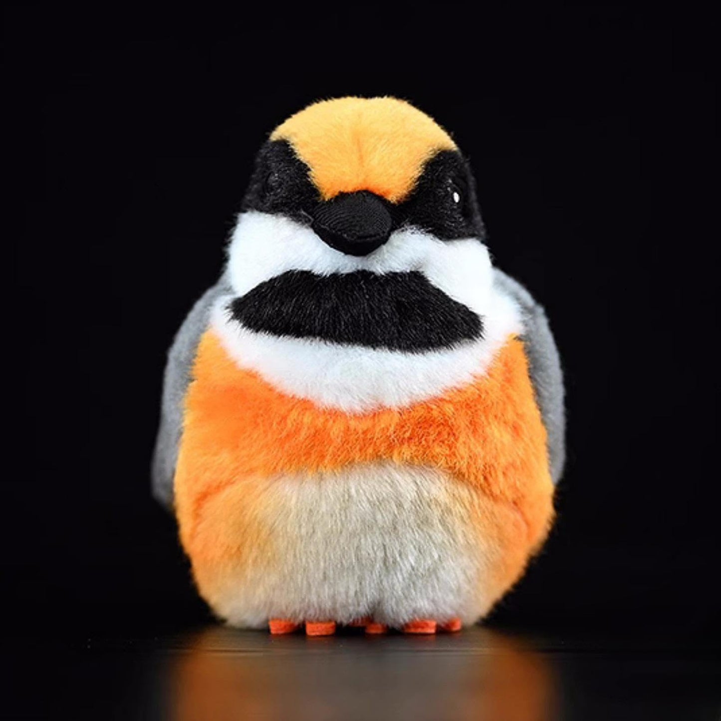 Long-Tailed Shrike-Gray Stuffed Animal 5",Bird Plush Toy, Delicate,Girl Toys, Children's Gifts, Home Decor