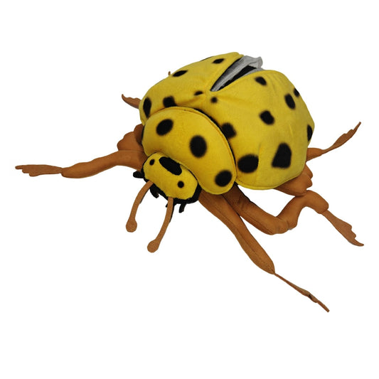 Ladybug Plush Stuffed Animal Toy,Soft Beetle Toy for Kids,Home Decor,Yellow 9"