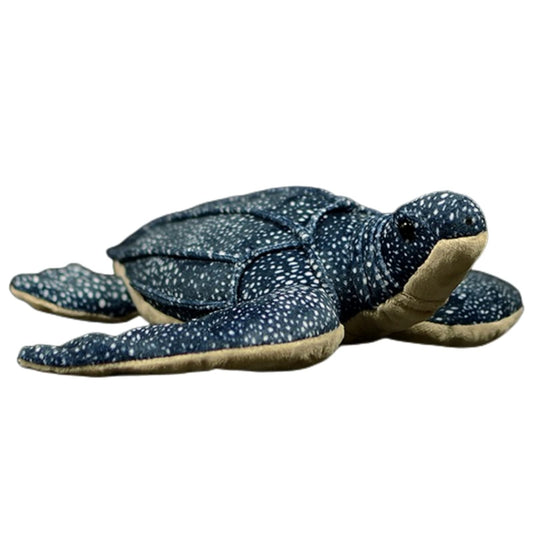 Realistic Leatherback Turtle Plush-12”, Lifelike Seaturtle Stuffed Animal, Soft Turtle Plush Toy,Stuffed Toy,Turtle Gifts,Gifts for Kids,Baby Gift,Cute Plush,Home Decor