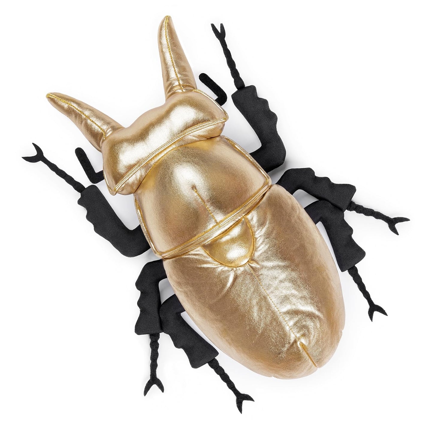 Golden Beetle Model Toy,Fake Beetle Plush Stuffed Animal Toy-Yellow 13",Soft Toy for Kids,Home Decor,Hugging Toy