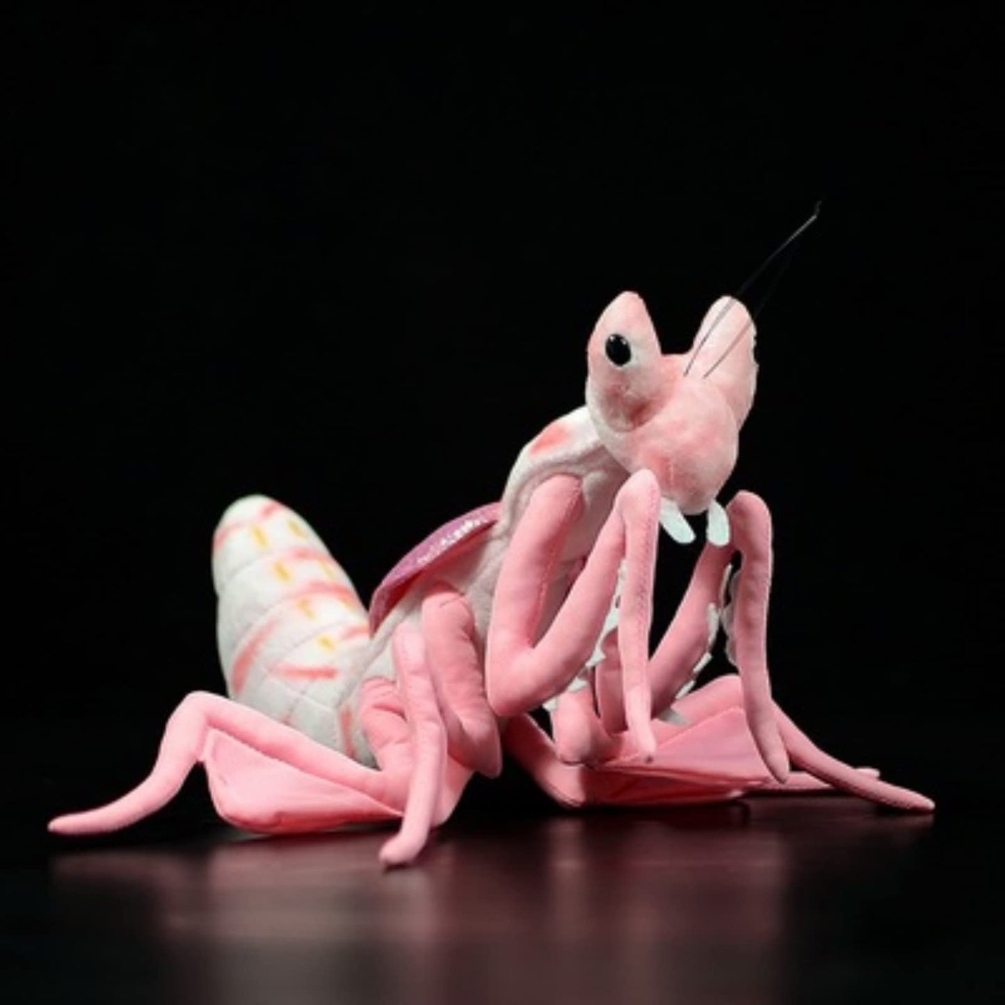 Simulation Praying Mantis Plush, Lifelike Orchid Mantis Stuffed Animal,Soft Mantis Plush Toy, Stuffed Toy,Insect Toys Gifts for Kids,Home Decor 11"