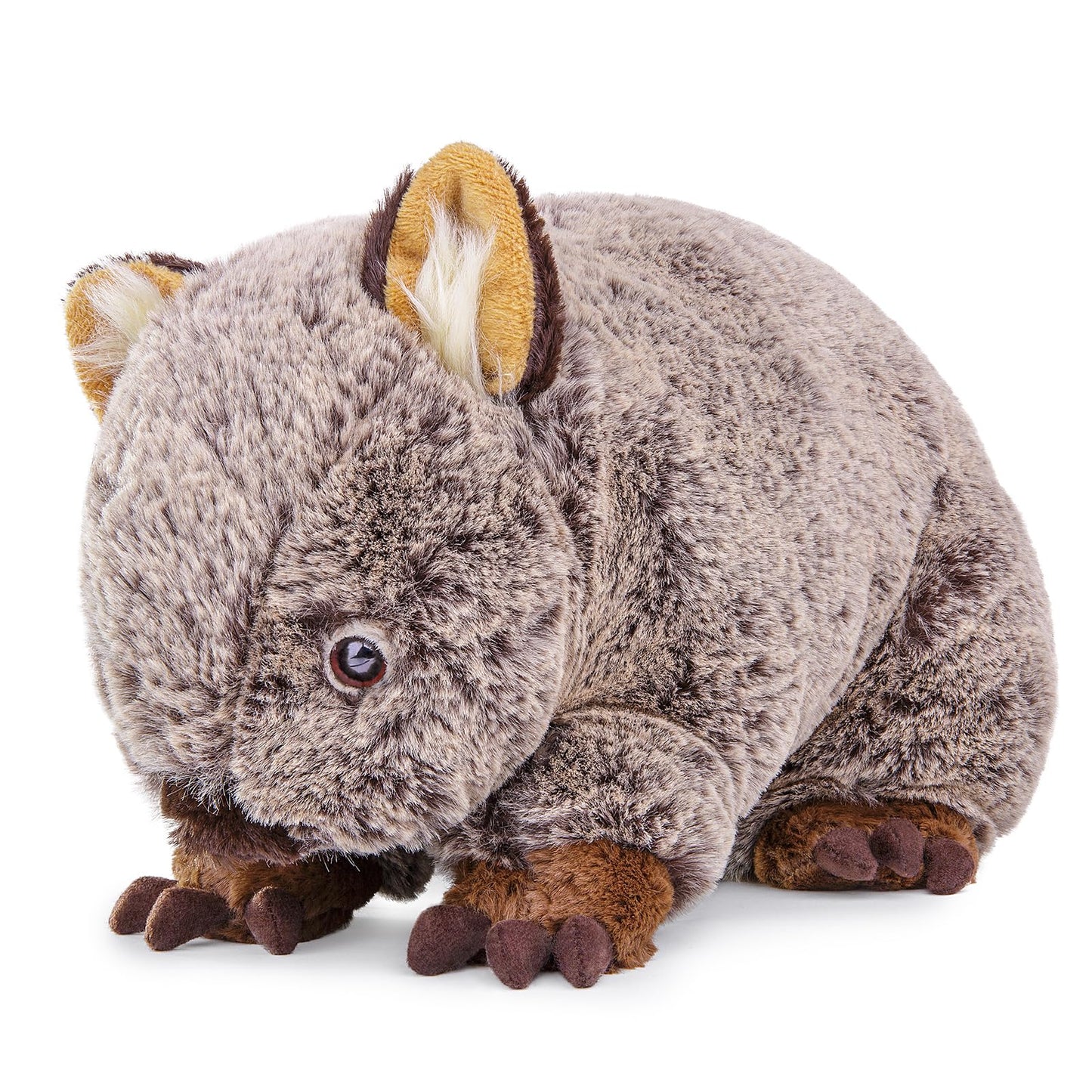 Simulation Wombat Stuffed Animal,Lifelike Wombat Plush,Soft Wombat Plush-Brown 12",Gifts for Kids,Home Decor