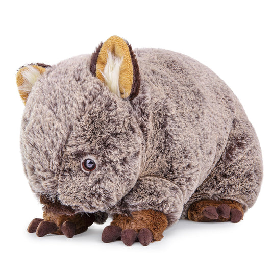 Simulation Wombat Stuffed Animal,Lifelike Wombat Plush,Soft Wombat Plush-Brown 12",Gifts for Kids,Home Decor