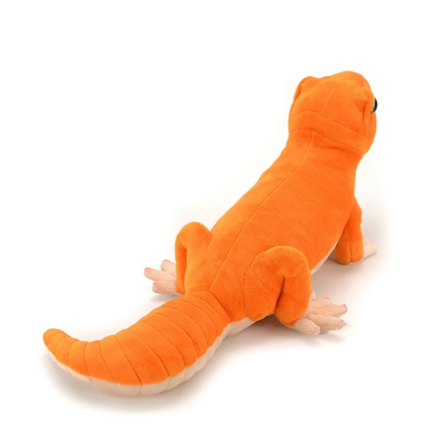 Realistic Fat-Tailed Gecko Stuffed Animal - Orange, 15.75" Lizard for Boys, Soft for Kids, Home Decor, Hugging Toy