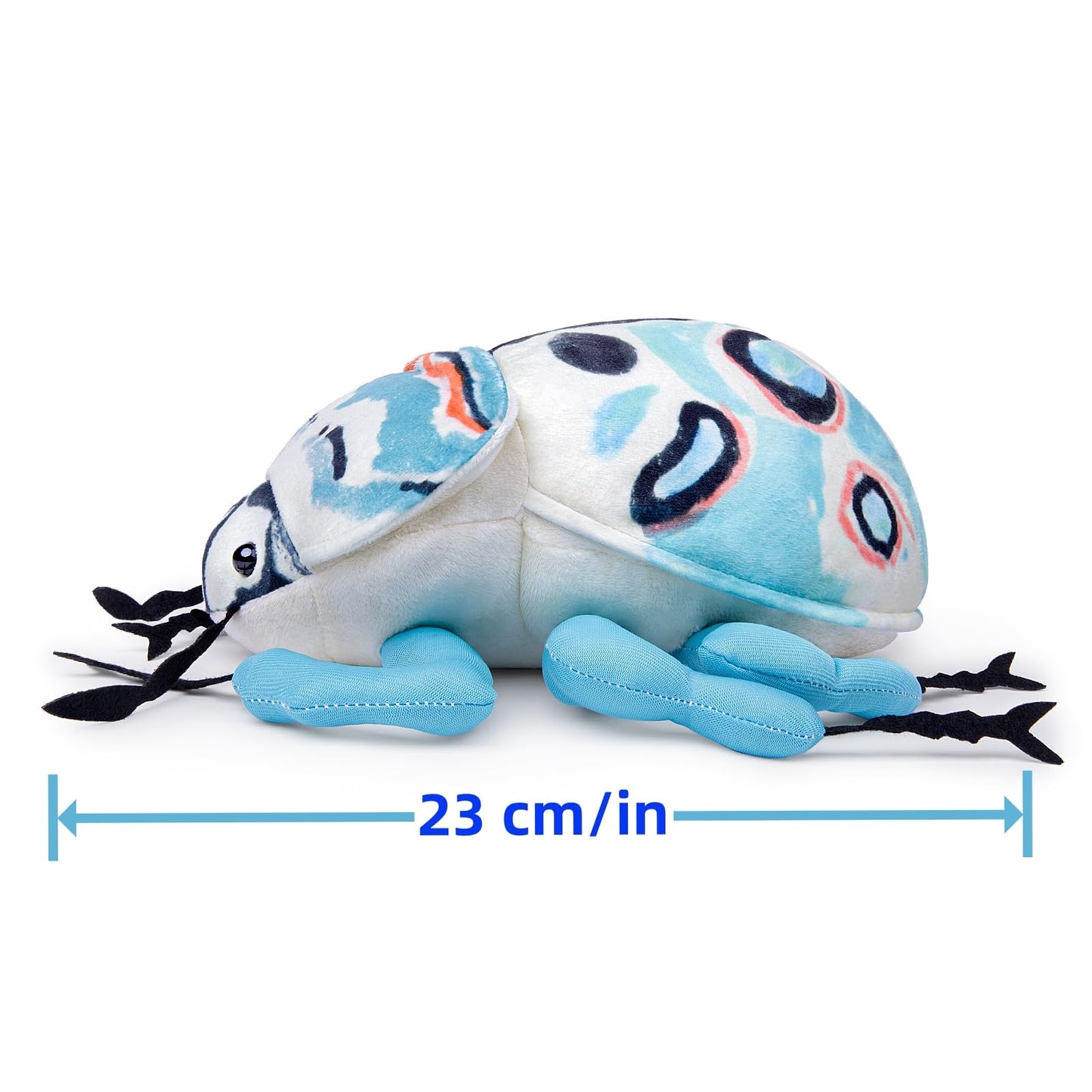 Realistic Picasso Stink Bug Stuffed Animal Toy-9 in,Soft Beetle Plush Toy for Kids,Home Decor,Hugging Toy