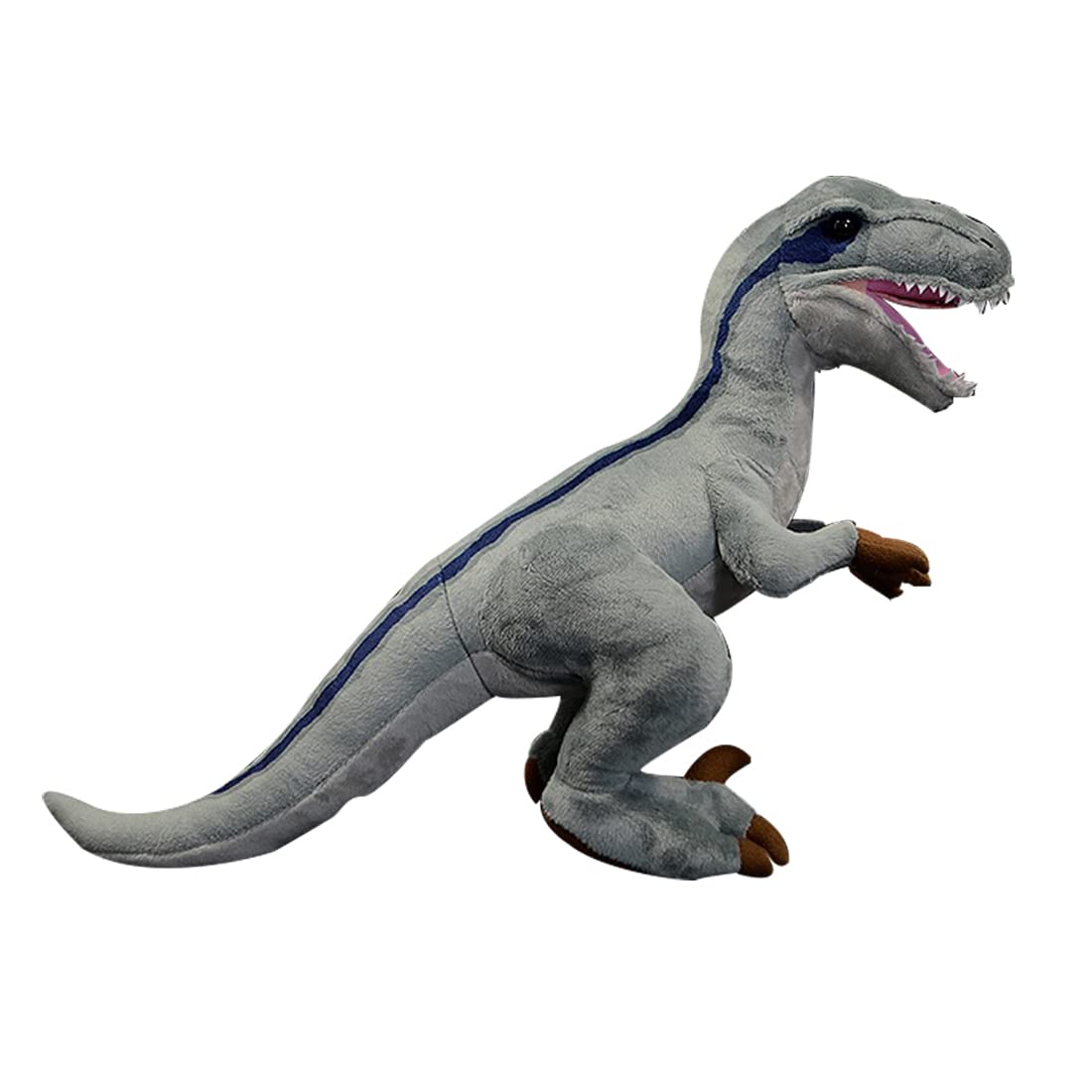 Simulation Velociraptor Dragon Plush,Dinosaur Stuffed Animal,Plush Toy,Soft Toy,Stuffed Toy,Cuddly Toys,Gifts for Kids,12" Tall,18" Long