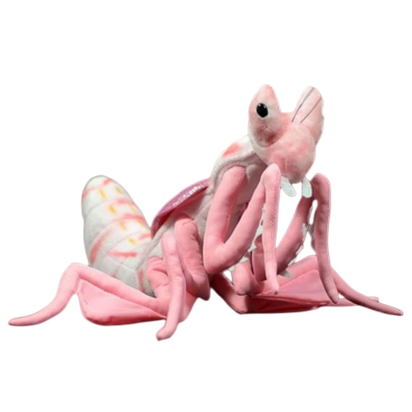 Simulation Praying Mantis Plush, Lifelike Orchid Mantis Stuffed Animal,Soft Mantis Plush Toy, Stuffed Toy,Insect Toys Gifts for Kids,Home Decor 11"