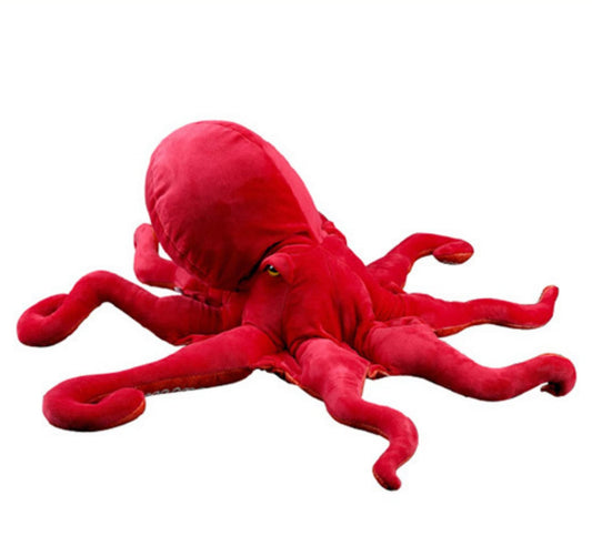 Octopus Stuffed Animal-Red 17.72",Realistic Octopus Plush Toy, Octopus Stuffed Animal,Soft Toy,Girl Toys,Gifts for Kids, Home Decor,Hugging Toy