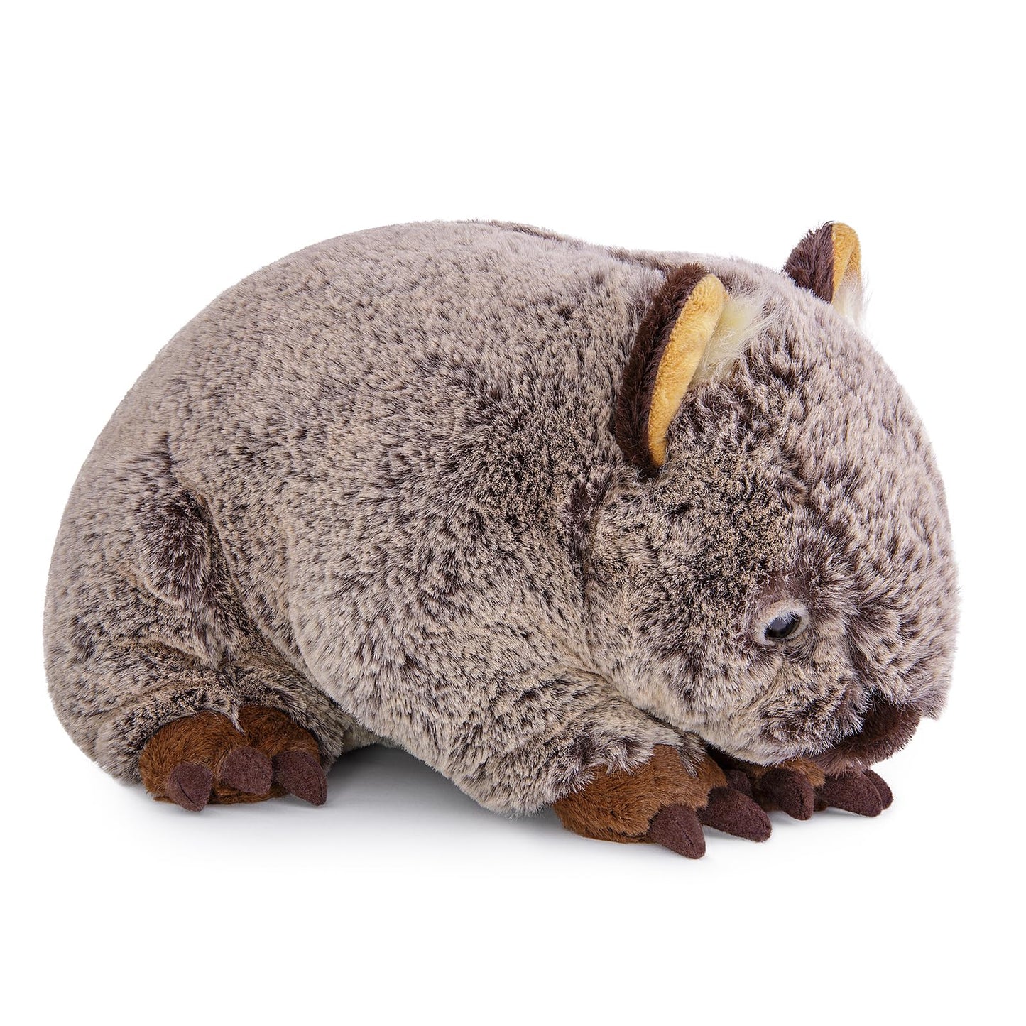 Simulation Wombat Stuffed Animal,Lifelike Wombat Plush,Soft Wombat Plush-Brown 12",Gifts for Kids,Home Decor