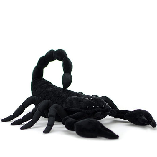 Realistic Emperor Scorpion Stuffed Animal - Black, 15" Plush, Soft Insect, Kids' Gift & Home Decor
