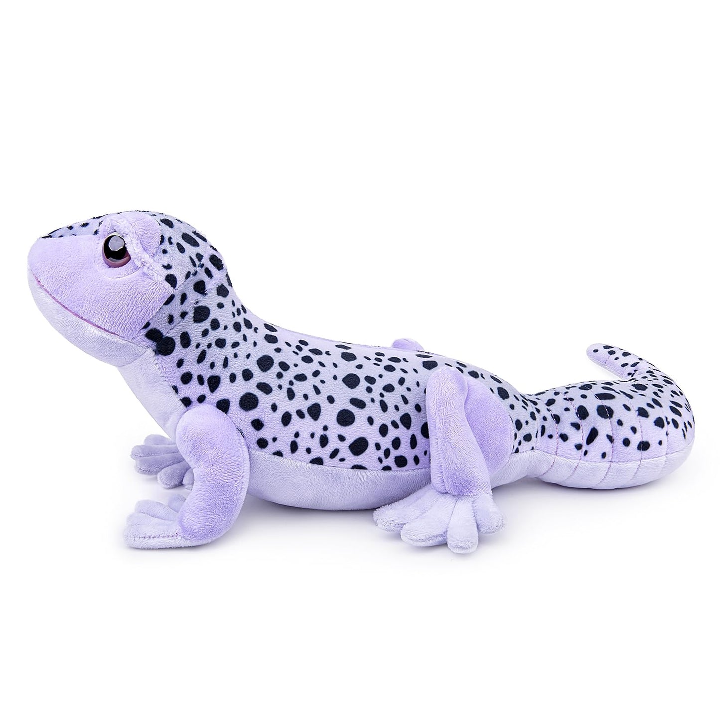 Simulation Fat-Tailed Gecko Stuffed Animal-Purple 15",Leopard Gecko Stuffed Animal for Boys, Spotted Gecko Toy,Gifts for Kids,Home Decor,Hugging Toy