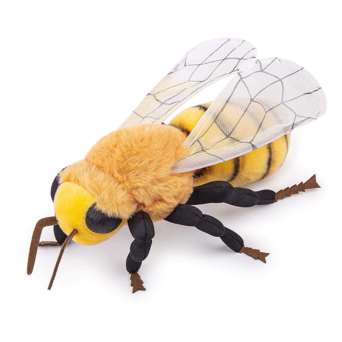 Realistic Bee Stuffed Animal-10.24",Honey Bee Plush Toy,Soft Toy for Kids,Home Decor,Hugging Toy