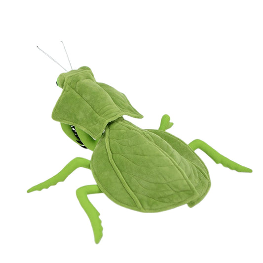 Simulation Leafback Praying Mantis Plush,Mantis Stuffed Animal,Insect Toys Gifts for Kids,Home Decor 11" Green