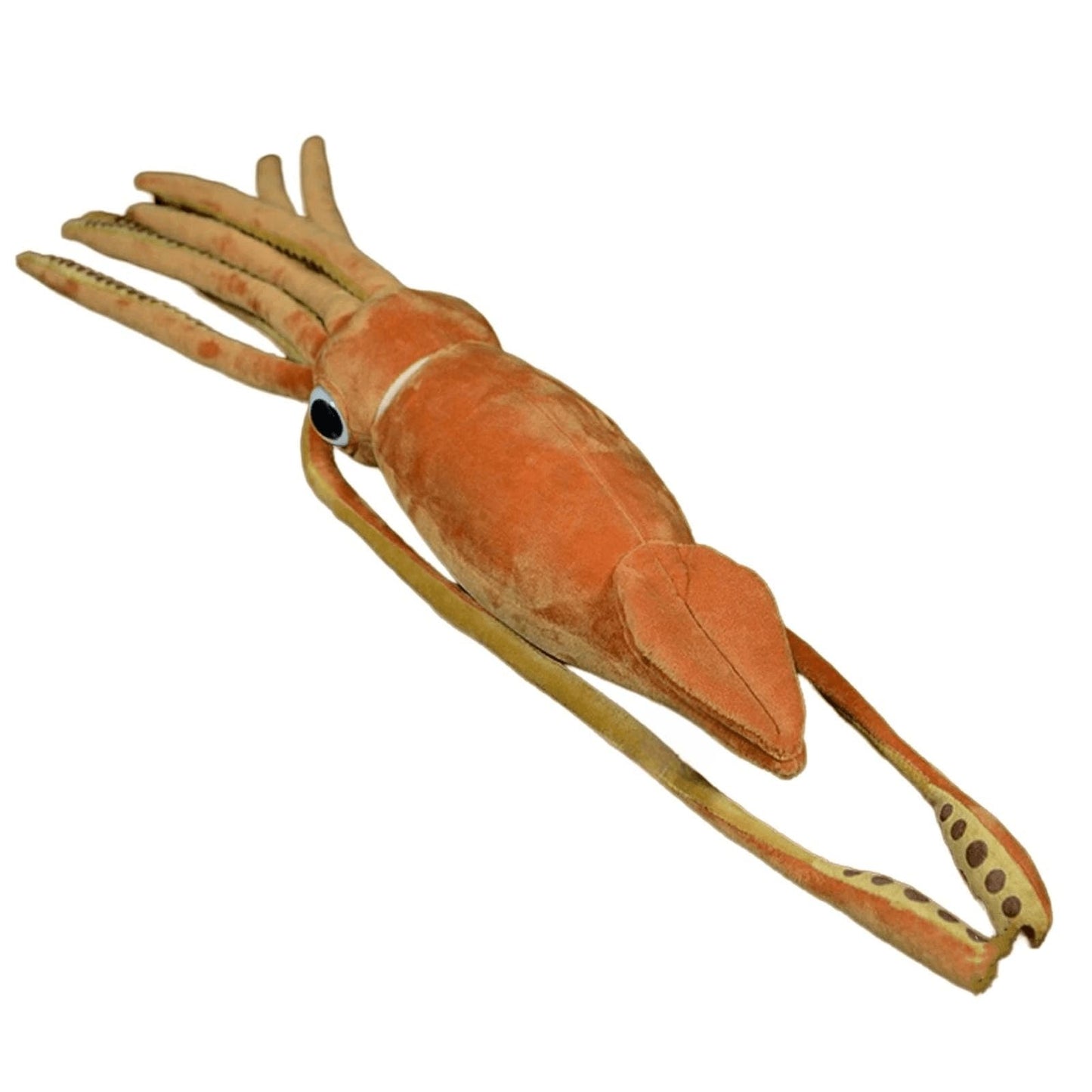 Simulation Squid Plush Toy, 12' Lifelike Stuffed Animal, Soft Squid Plushie, Gift for Kids