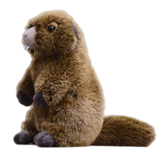 Realistic Groundhog Stuffed Animal-Brown 9In,Soft Toy for Boys Girl Toys,Gifts for Kids, Home Decor,Hugging Toy