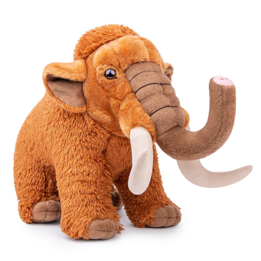 Simulation Woolly Mammoth Plush,Lifelike 12.99" Mammoth Stuffed Animal,Soft Elephant Plush Toy, Stuffed Toy,Cuddly Toys,Gifts for Kids