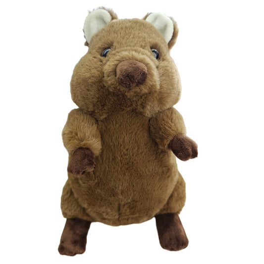 Realistic Quokka Stuffed Animal- Brown11.8,Soft Kawaii Plush Toy for Kids,Girl Toys,Gifts for Kids,Home Decor,Hugging Toy