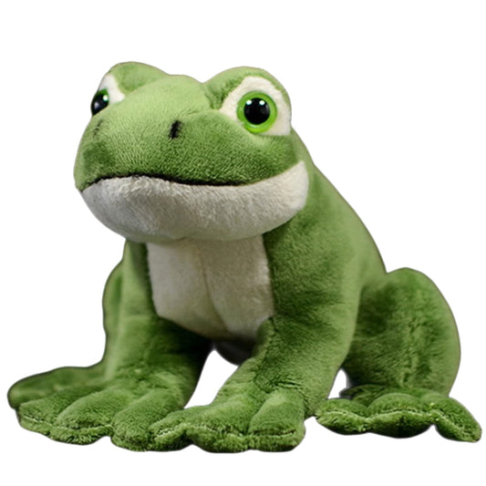 Realistic Stuffed Frog-Green 6.3",Frog Plush Toy, Frog Plushies,Soft Frog Stuffed Animal,Girl Toys,Frogs for Gifts for Kids