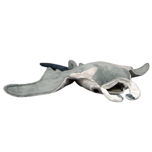 Realistic Manta Rays Stuffed Animal-Gray 19 inch,Devil Rays Plush Toy,Stingray Plush,Girl Toys,Gifts for Kids,Home Decor