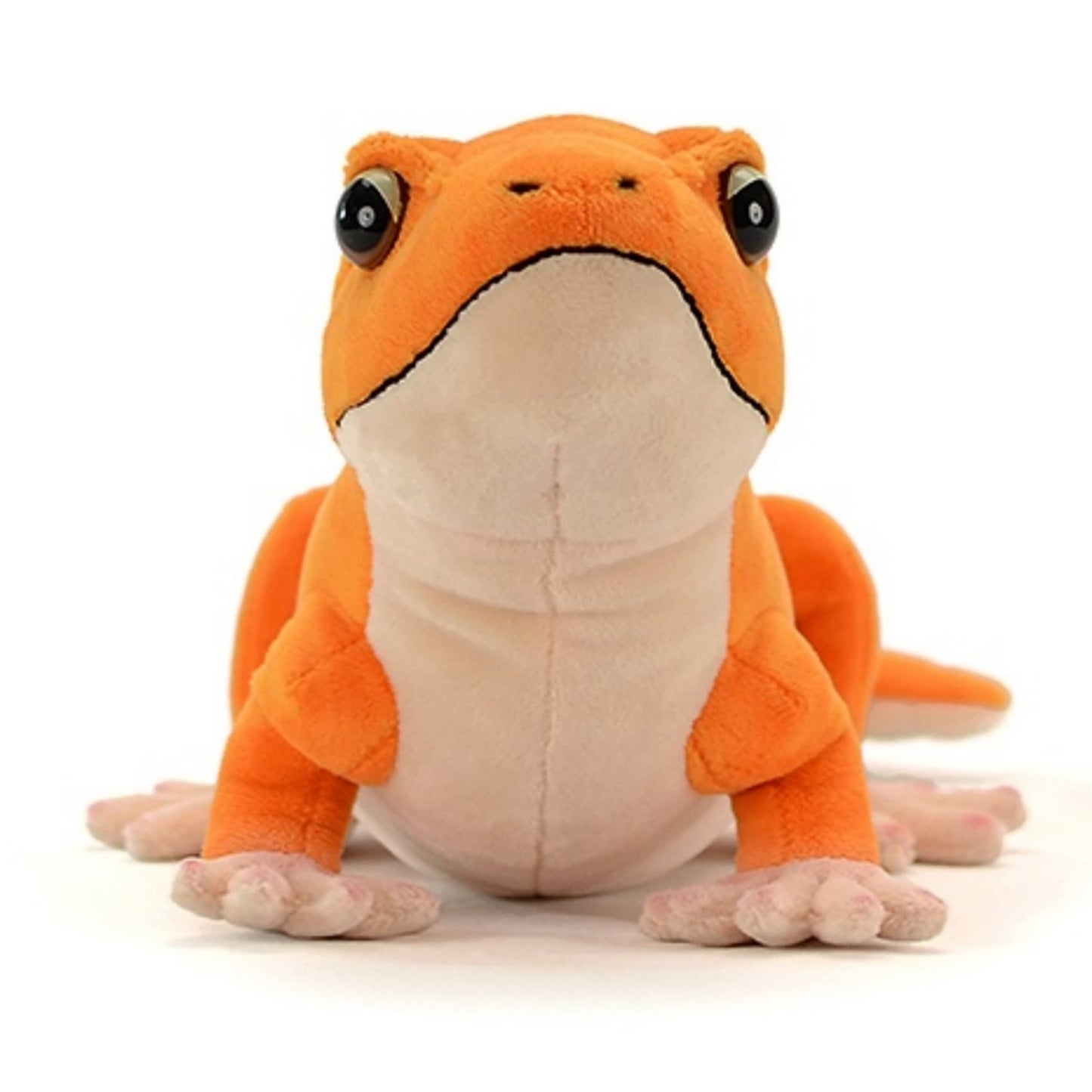 Realistic Fat-Tailed Gecko Stuffed Animal - Orange, 15.75" Lizard for Boys, Soft for Kids, Home Decor, Hugging Toy