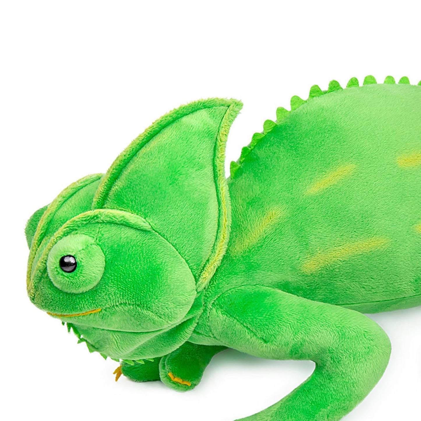 Realistic Green Chameleon Stuffed Animal - 15" Lizard Plush, Soft Hugging Toy for Boys, Gifts for Kids, Home Decor