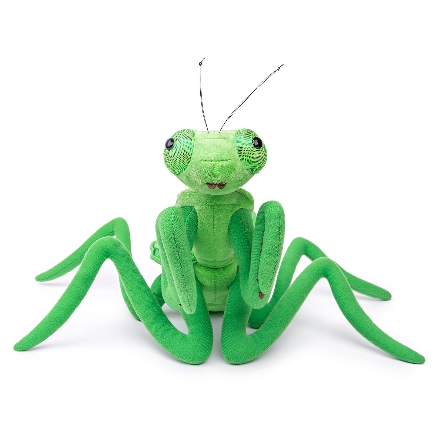 Praying Mantis Plush, Lifelike Green Chinese Mantis Stuffed Animal,Soft Mantis Plush Toy, Stuffed Toy,Insect Toys Gifts for Kids,Home Decor 15" Green